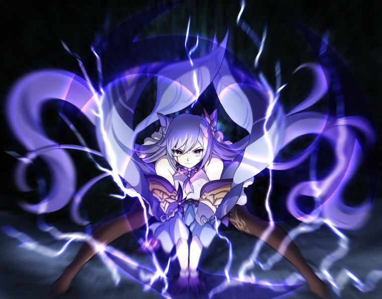 КЭ Цин Геншин Импакт арты