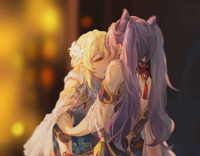 КЭ Цин Геншин Импакт арт