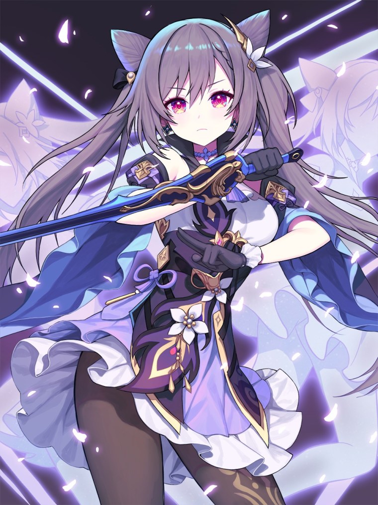 Кэцин Геншин Импакт арт