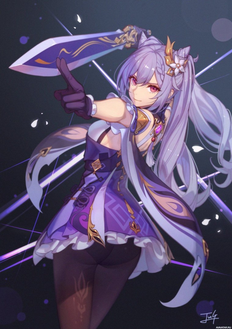 КЭ Цин Геншин Импакт арт