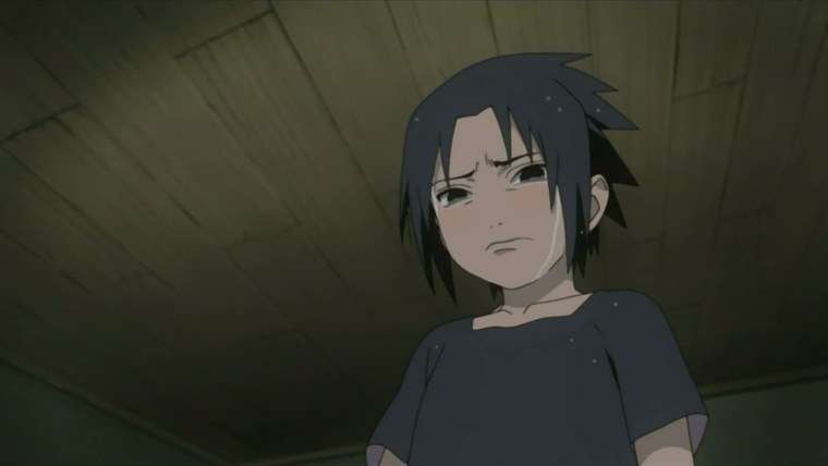 Саскэ Утиха плачет