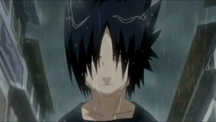 Саске Учиха грустный