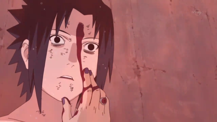 Наруто и Саске грусть