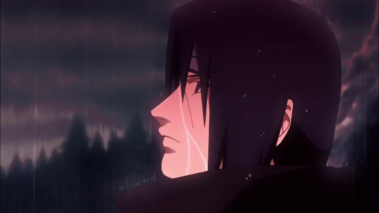 Саске плачет арт