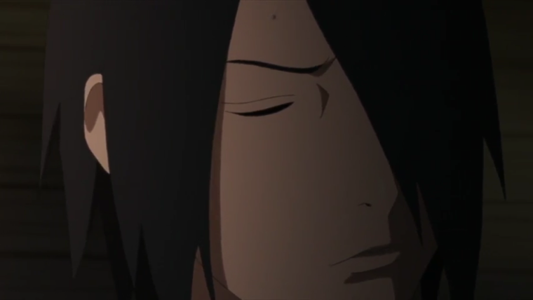 Саске плачет