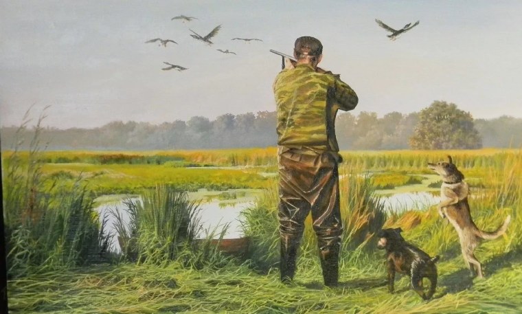 Охота в живописи