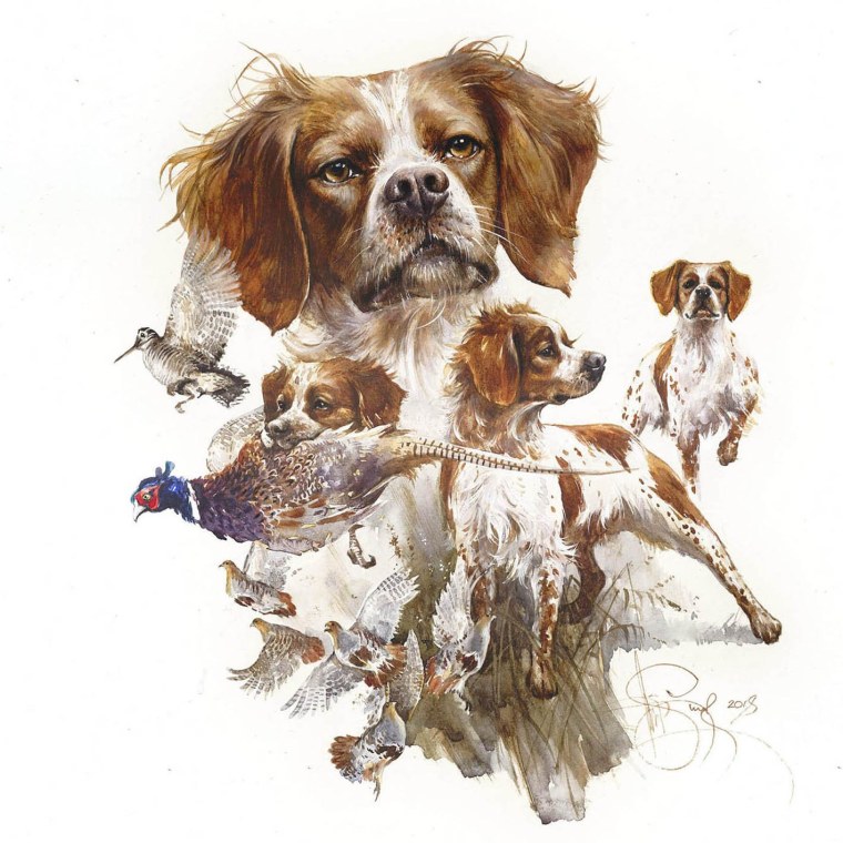 Эпаньоль Бретон картины