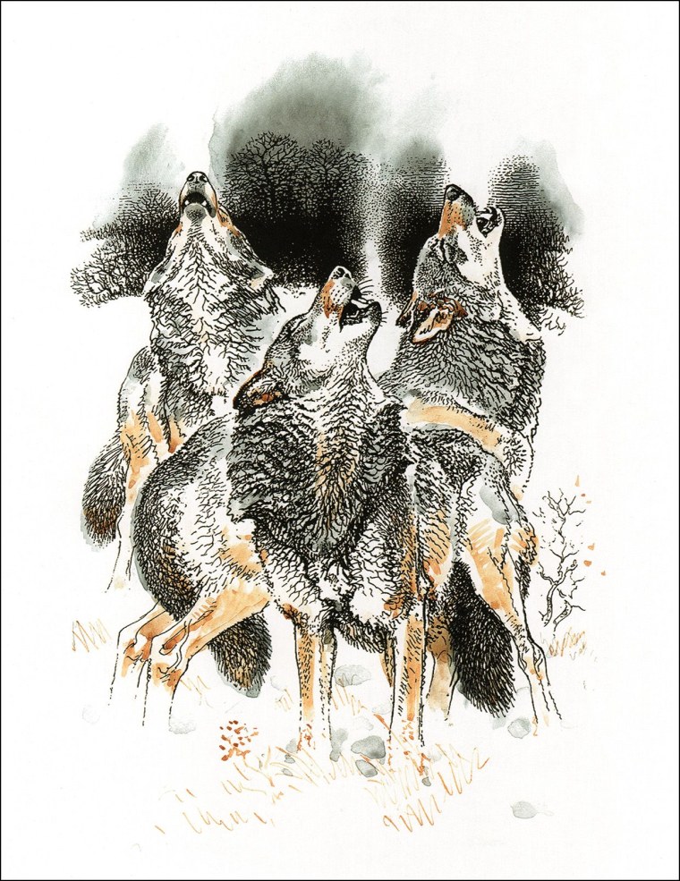 Охота художник анималист Горбатов