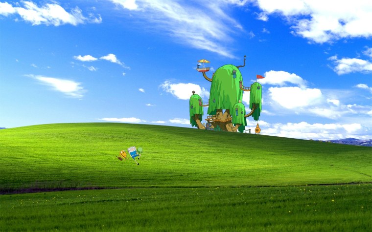 Зеленые холмы виндовс