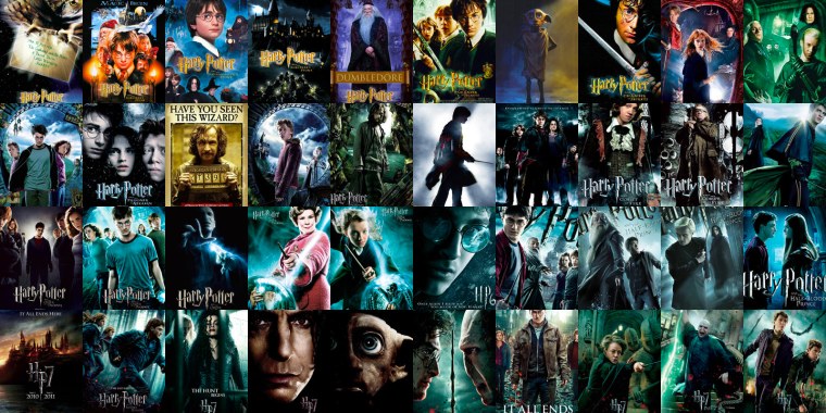 Гарри Поттер все части постеры
