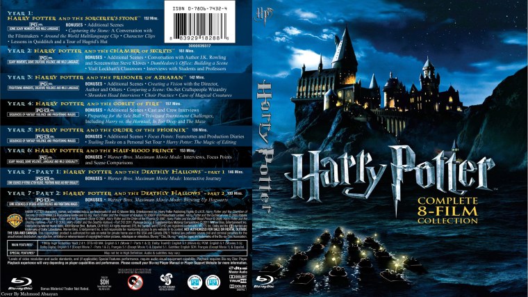 Гарри Поттер и философский камень 2001 Blu ray диск