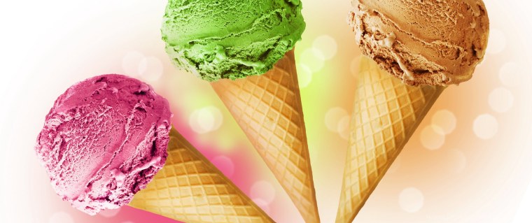 Фон для рекламы мороженого