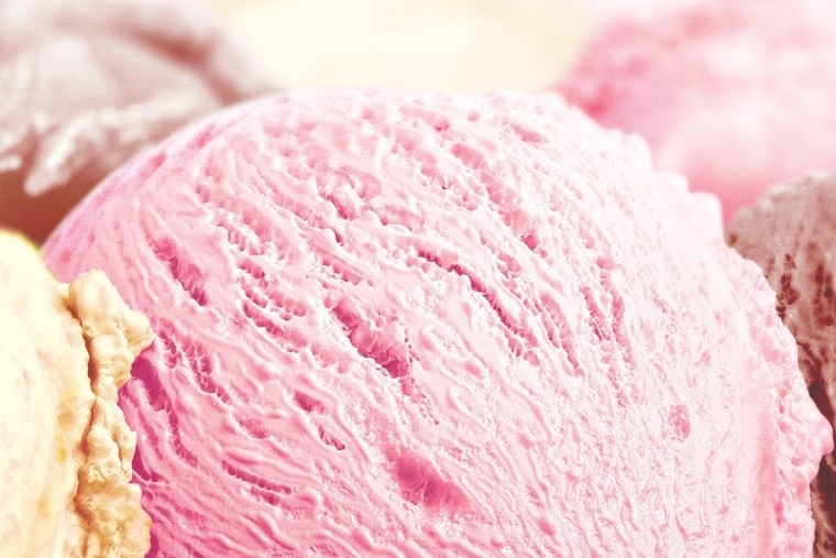 Текстура мороженого
