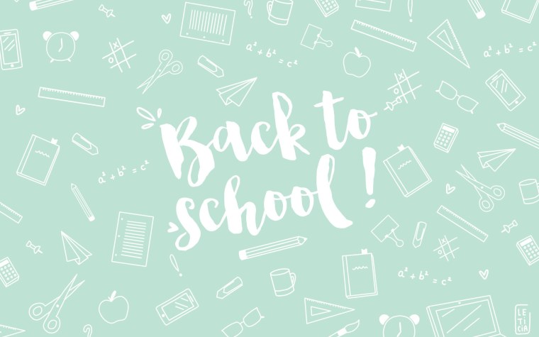 Бесшовный фон школа