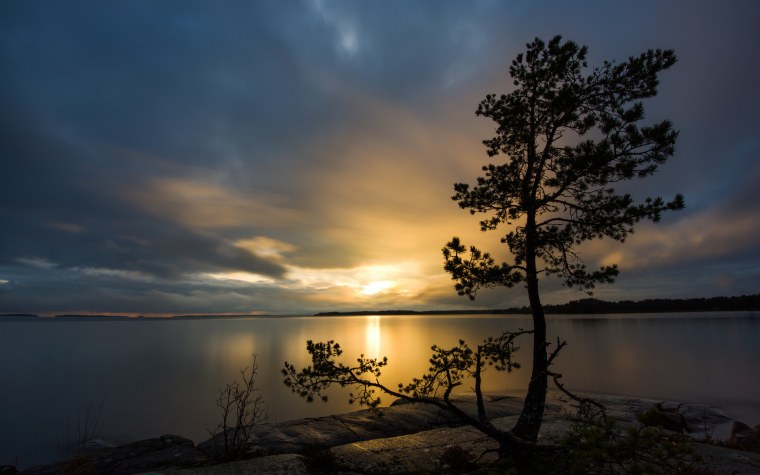 Ладога после заката