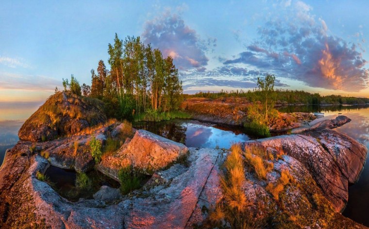 Финляндия природа озера