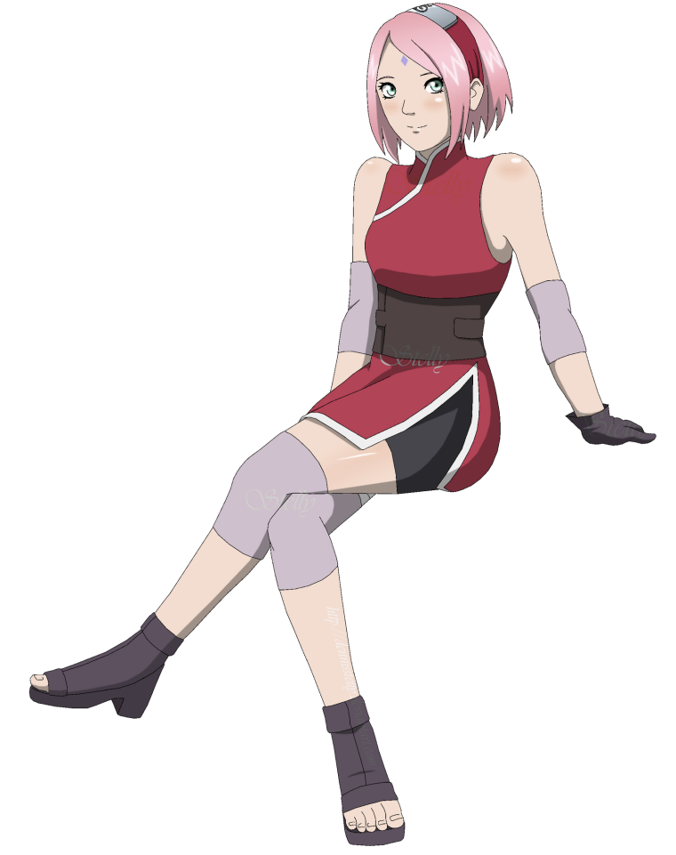 Сакура Харуно 12 лет в полный рост