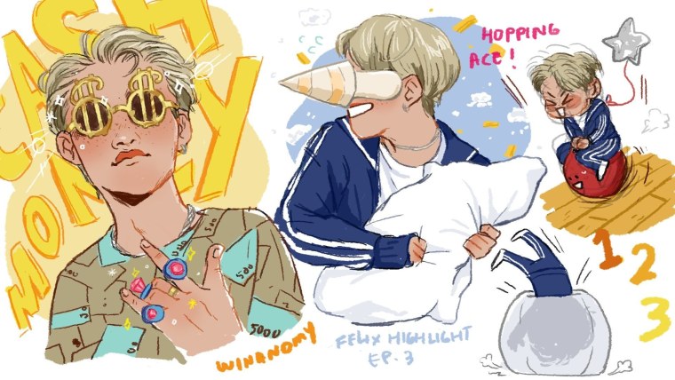 Феликс Stray Kids аниме