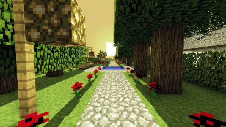 Фон для фотошопа в стиле майнкрафт