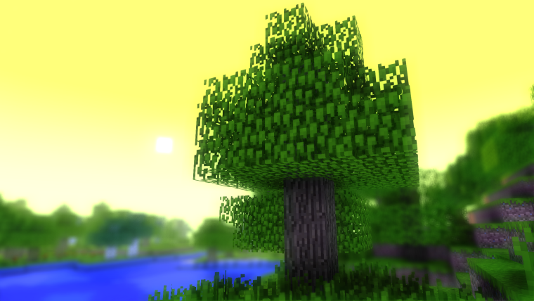 Фон в стиле майнкрафт