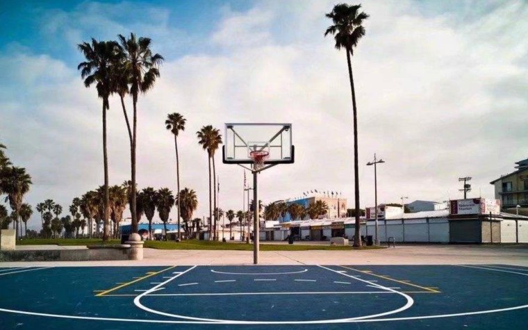 Венис Бич баскетбольная площадка 4k
