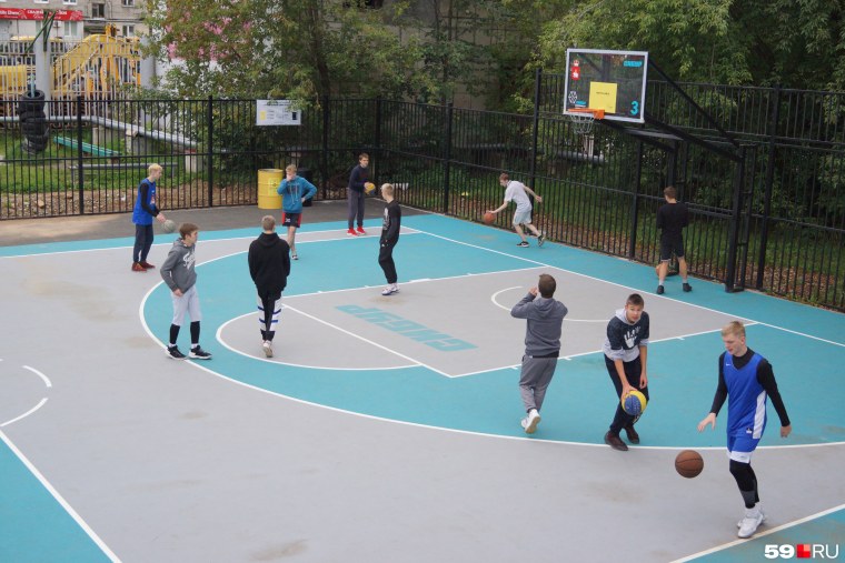 Стадион Юность баскетбольная площадка