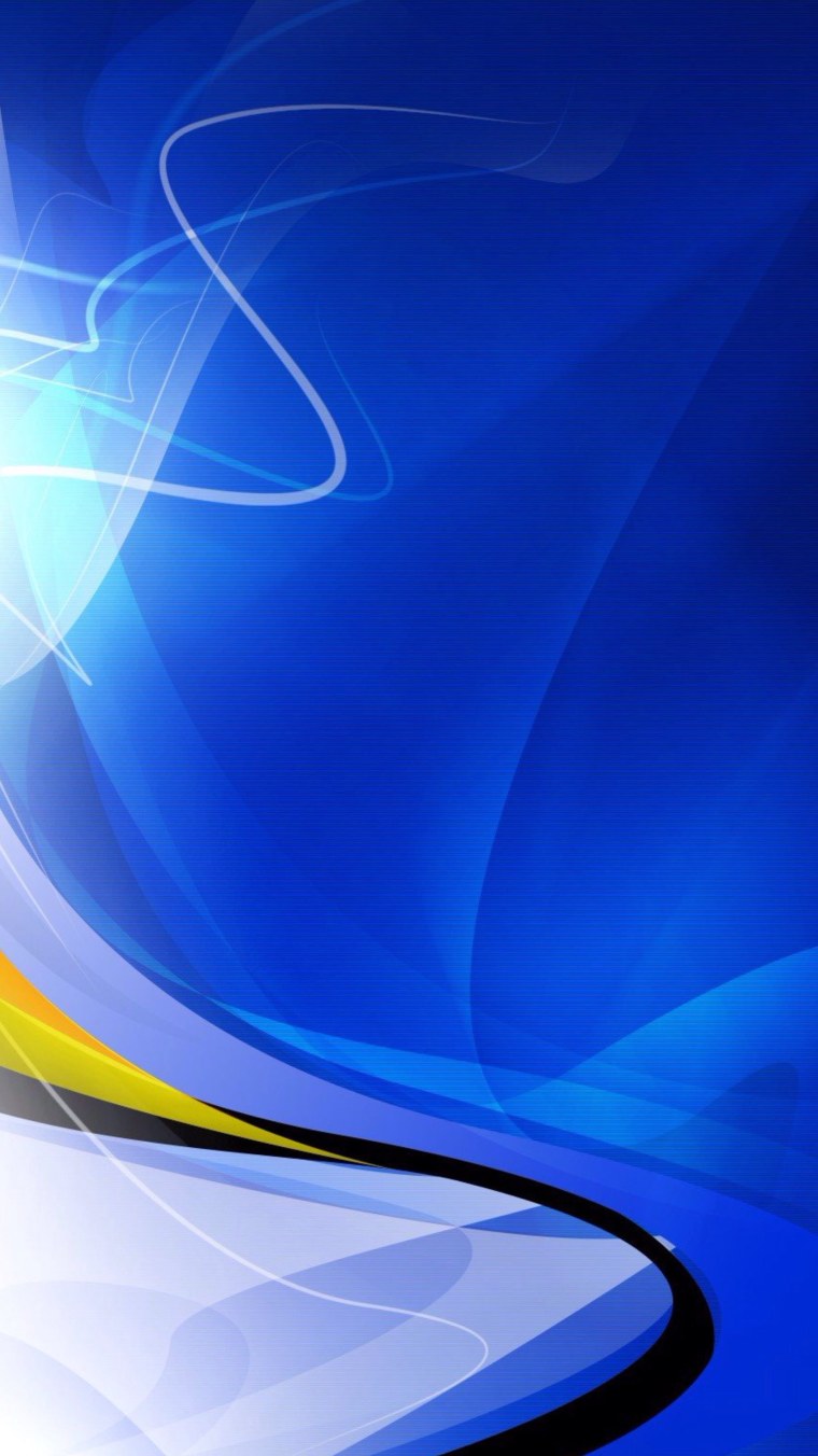 Желто голубая абстракция