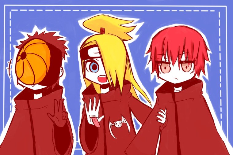 Тоби Дейдара и Сасори