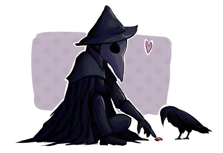 Чумной доктор арт милый