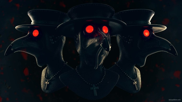 Чумной доктор на рабочий стол