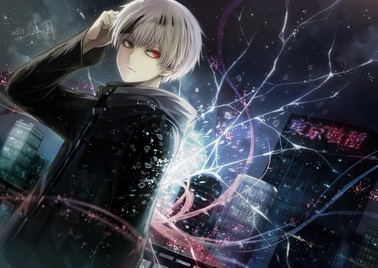 Аниме Токийский гуль смерть