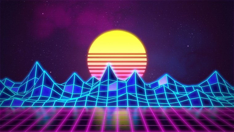Synthwave 80s Neon