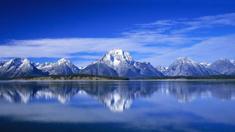 Горы озеро панорама