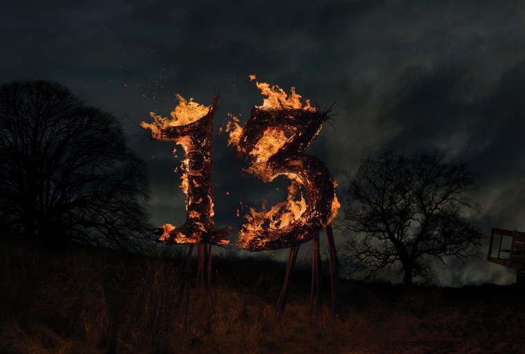 Цифра 13 картинка