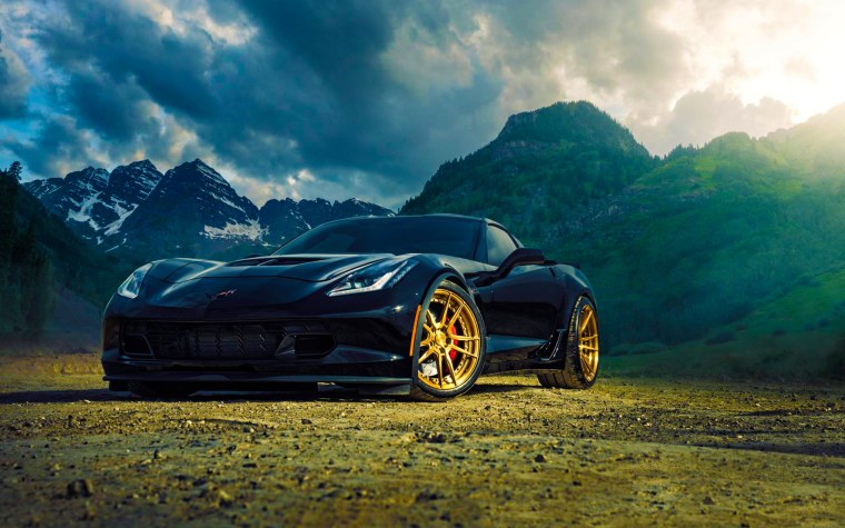 Chevrolet Corvette z06 природа