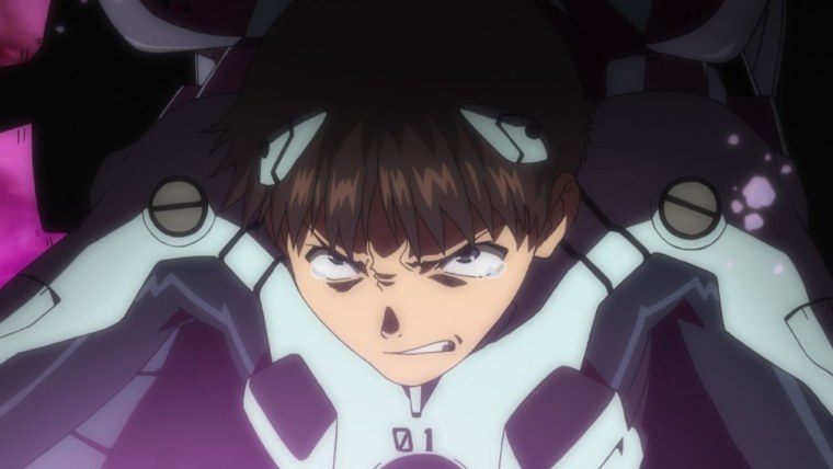 Евангелион Синдзи Икари глаза