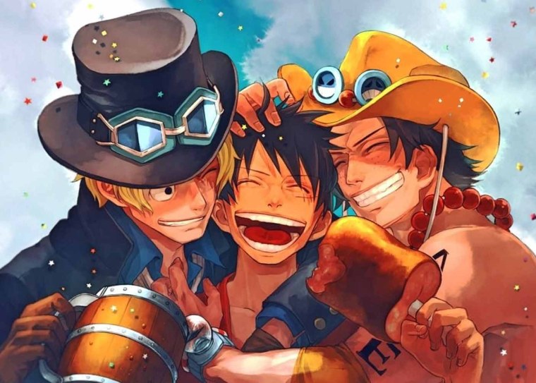 Луффи Эйс и сабо