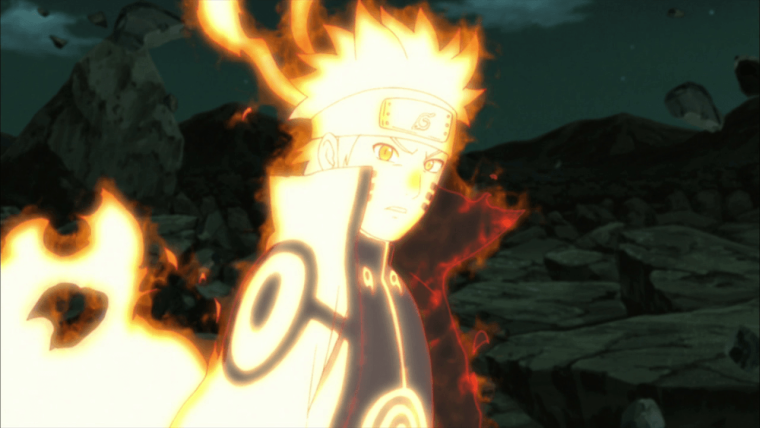 Наруто и Минато и курама