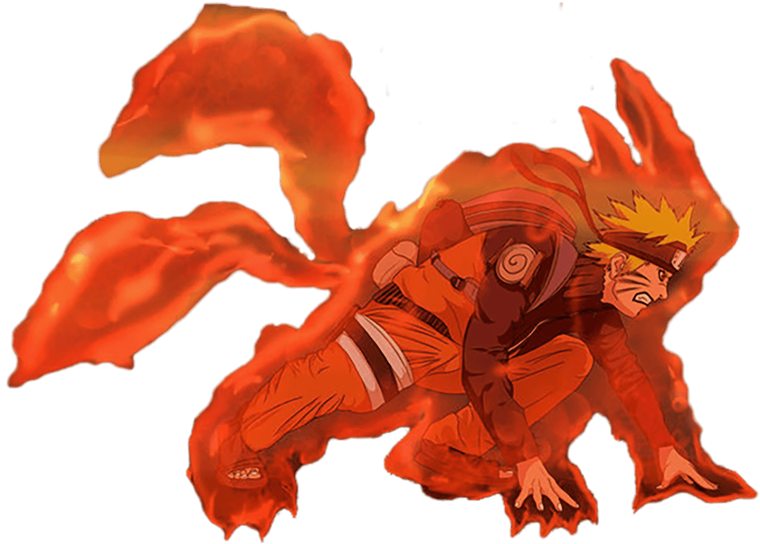 Наруто чакра 9 хвостого лиса