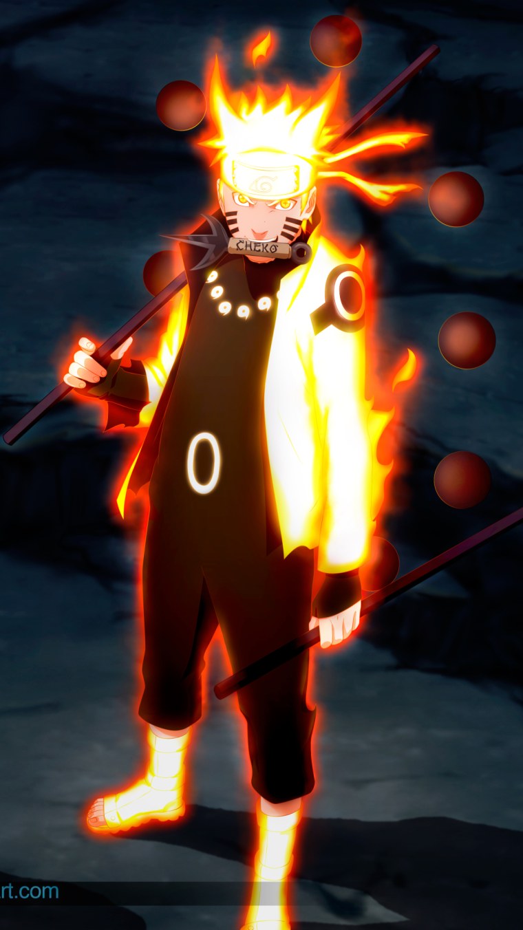 Наруто режим Курамы Скриншот