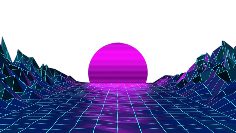 Ретро Вейв сетка