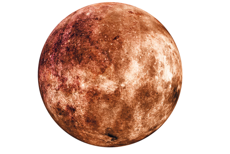 Венера на белом фоне