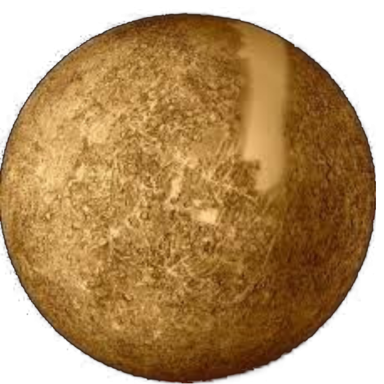 Планета Венера без заднего фона