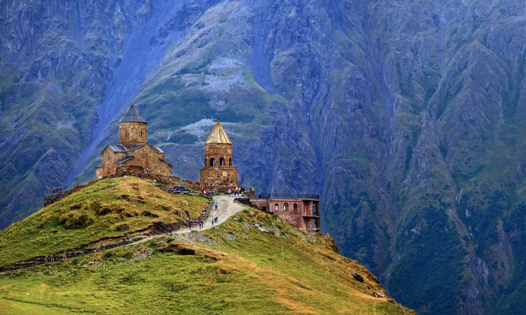 Монастырь Гергети Грузия