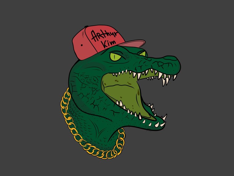 Крокодил в очках