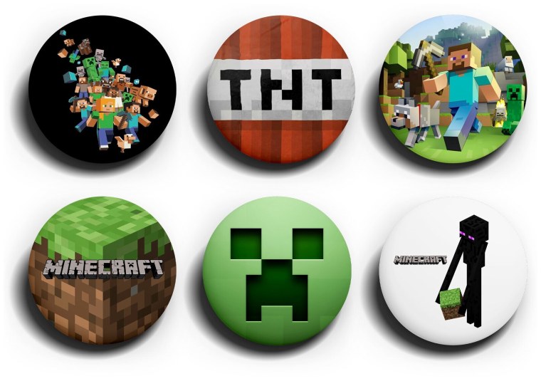 Значок МАЙНКРАФТА фото