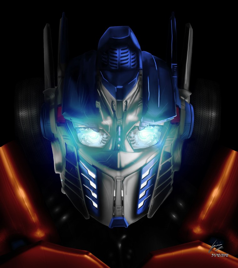 Optimus Prime face трансформер