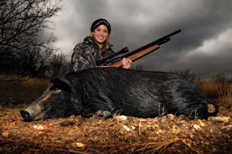 Охотник охотится