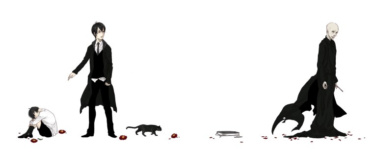 Воландеморт рисунок карандашом