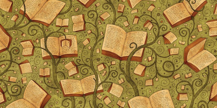 Книги на бежевом фоне